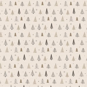 Бумага упаковочная "Елочки"