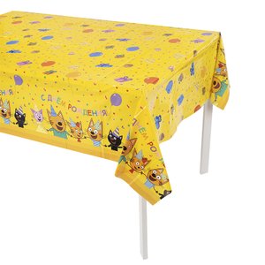 Скатерть "Три Кота, Веселый День Рождения"