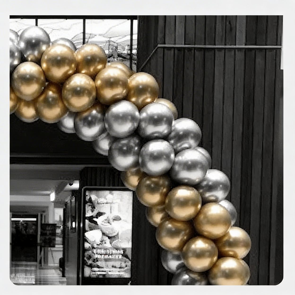 Гирлянда из шаров "Хром"