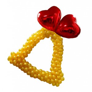 Фигура из воздушных шаров "Колокольчик"