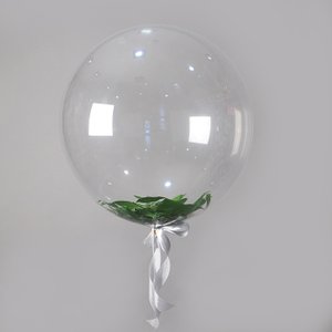 Прозрачный шар баблс 61 см с рускусом