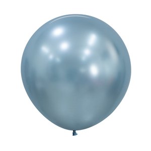 Арктический голубой воздушный шар, шелк, 60 см