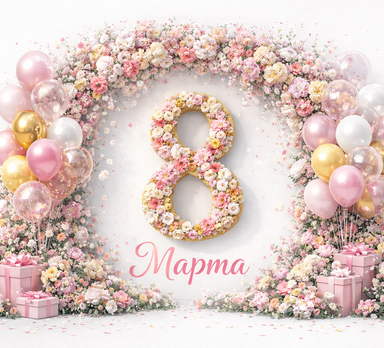 Фотозона на 8 марта