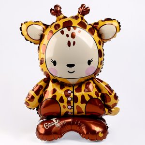Ходячая фигура "Жирафик", на подставке (надув воздухом)