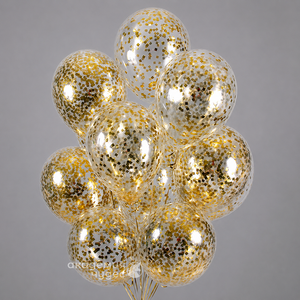 "Голд" облако из 10 воздушных шаров