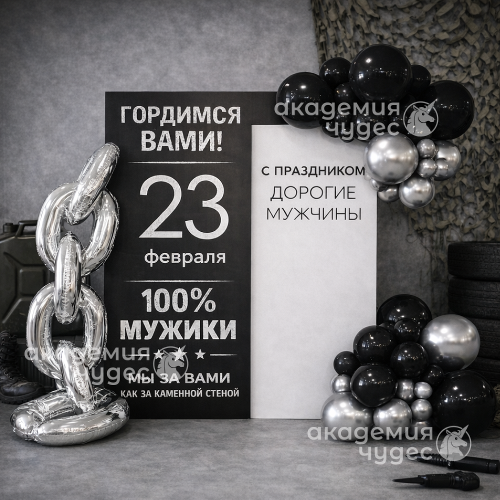 брутальная Фотозона на 23 февраля 