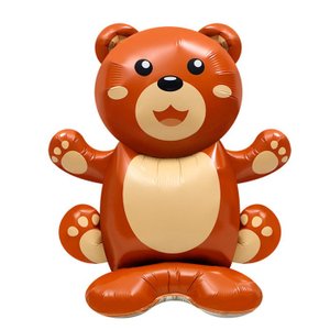 Ходячая фигура "Мишка", на подставке (надув воздухом)
