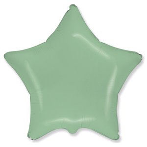 Фольгированный шар "Звезда Мятный"