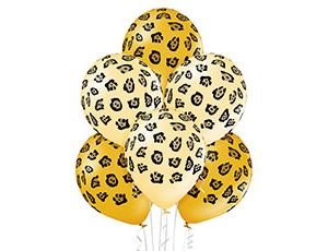 Воздушный шарик "Пятна Леопард" металлик