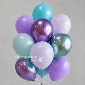 Гелиевые шары "Морская пена" (1 шт.)