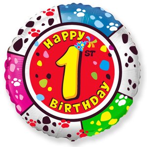 Фольгированный шар Цифра 1