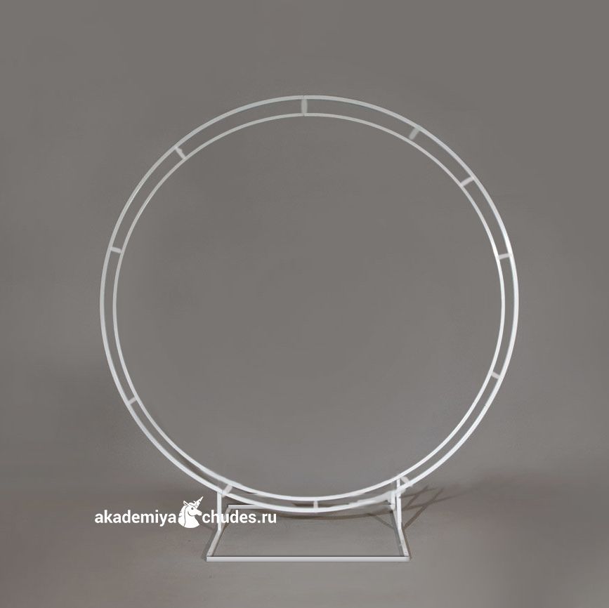 Двойной каркас круглой фотозоны