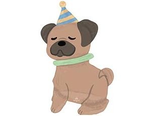 Ходячая фигура "Собака в колпаке" (надув воздухом)