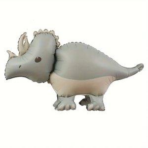 Фольгированный шар "Динозавр сатин голубой"