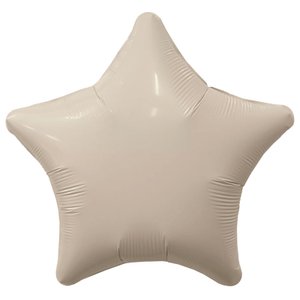 Фольгированный шар "Звезда Мистик крем"
