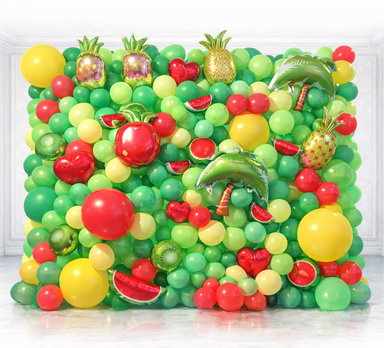 Фотозона с фоном из воздушных шаров