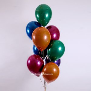 "Ягодный микс" облако из 10 воздушных шаров