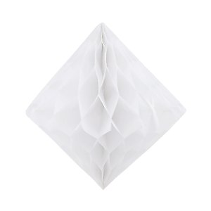 Бумажный ромб-соты Белый