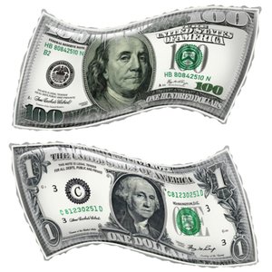 Фольгированный шар «Доллар»