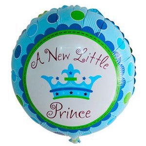 Фольгированный шар "Корона маленький принц"