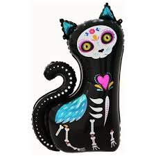 Фольгированный шар "Кошка. Хэллоуин"