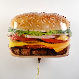 Фольгированный шар "Чизбургер"