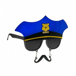 Карнавальные очки "Полицейский с усами"