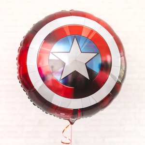 Фольгированный шар "Щит Капитана Америки" 71 см