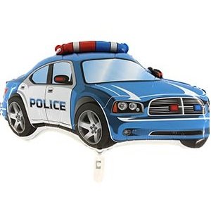Фольгированный шар "Машина полиция"