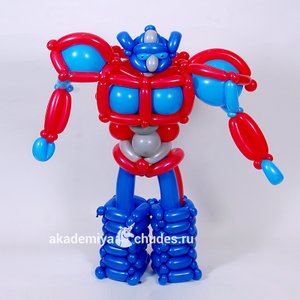 Фигура из шаров "Робот" синий