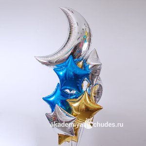 Фонтан из воздушных шаров "Арабская ночь"