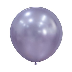 Полуметровый воздушный шар Светлый аметист, шелк