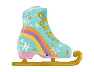 Фольгированный шар "Коньки ледовые"