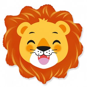 Фольгированный шар "Лев голова 2"
