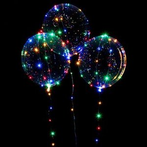 Прозрачный шар баблс со светодиодной лентой