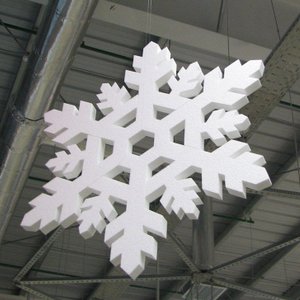 Декор из пенопласта "Снежинка 100 см"