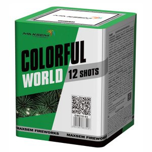 Батарея салютов "Неоновый мир" 0,8" 12 выстр, 20 сек. 3 эффекта