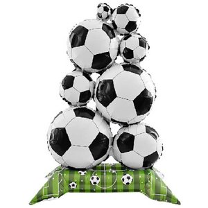 Ходячая фигура "Мячи футбольные Макси", на подставке (надув воздухом)