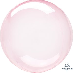 Прозрачный шар баблс кристалл розовый