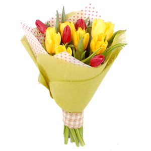 Букет из 11 тюльпанов
