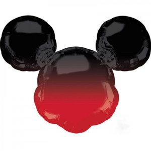 Фольгированный шар "Микки Маус голова Омбре"