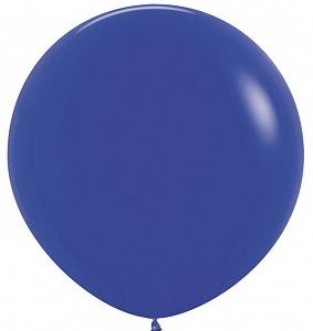 Шар синий, пастель, 60 см