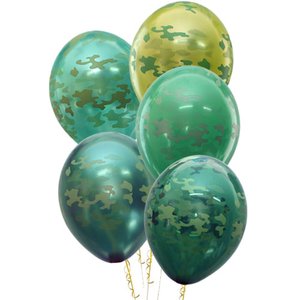 Воздушный шарик "Камуфляж" пастель, металл, кристалл