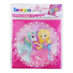 Салфетки "Принцесса Мия и единорог"