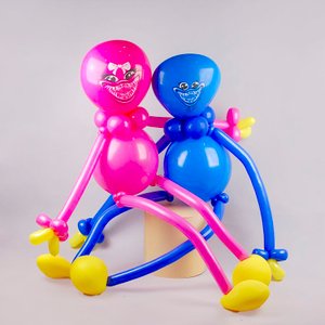 Фигура из шаров "Зубастики"