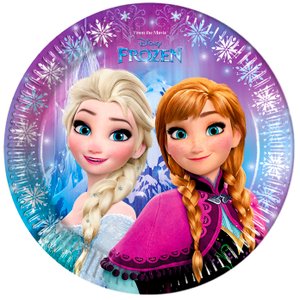 Тарелки "Холодное сердце Северное сияние"