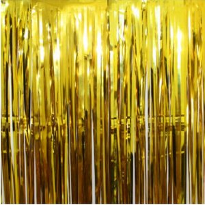 Занавес "Дождик" Золотой