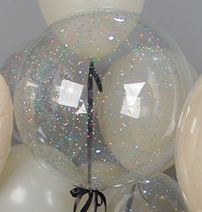 Шар гелиевый 40 см с конфетти