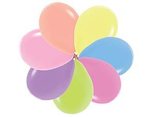 Воздушный шар неон (ассорти), 1 шт.