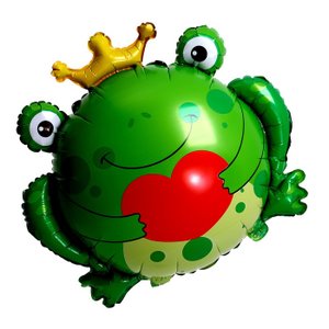 Фольгированный шар "Влюбленная лягушка"